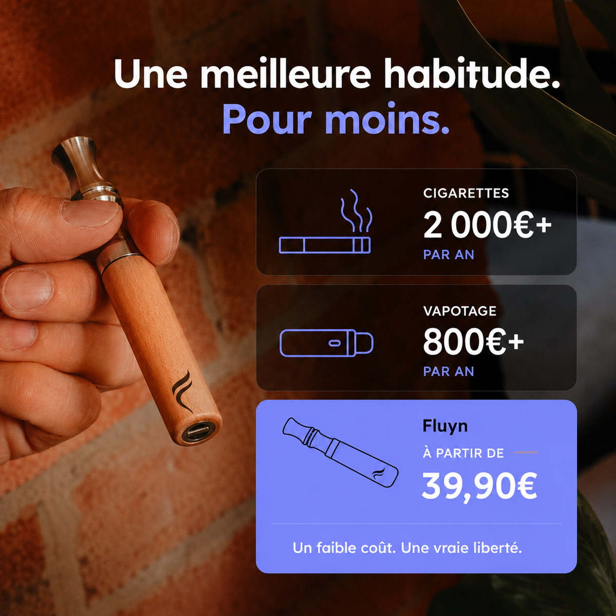 Inhalateur aromatique FLUYN